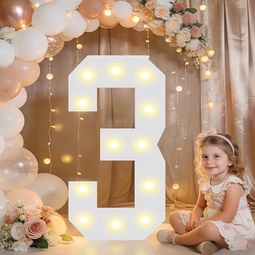 Light numbers marquee - light,